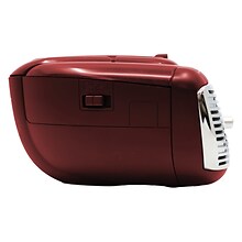 Proscan Retro-Style CD/Radio Boom Box, Red (PRCD211)