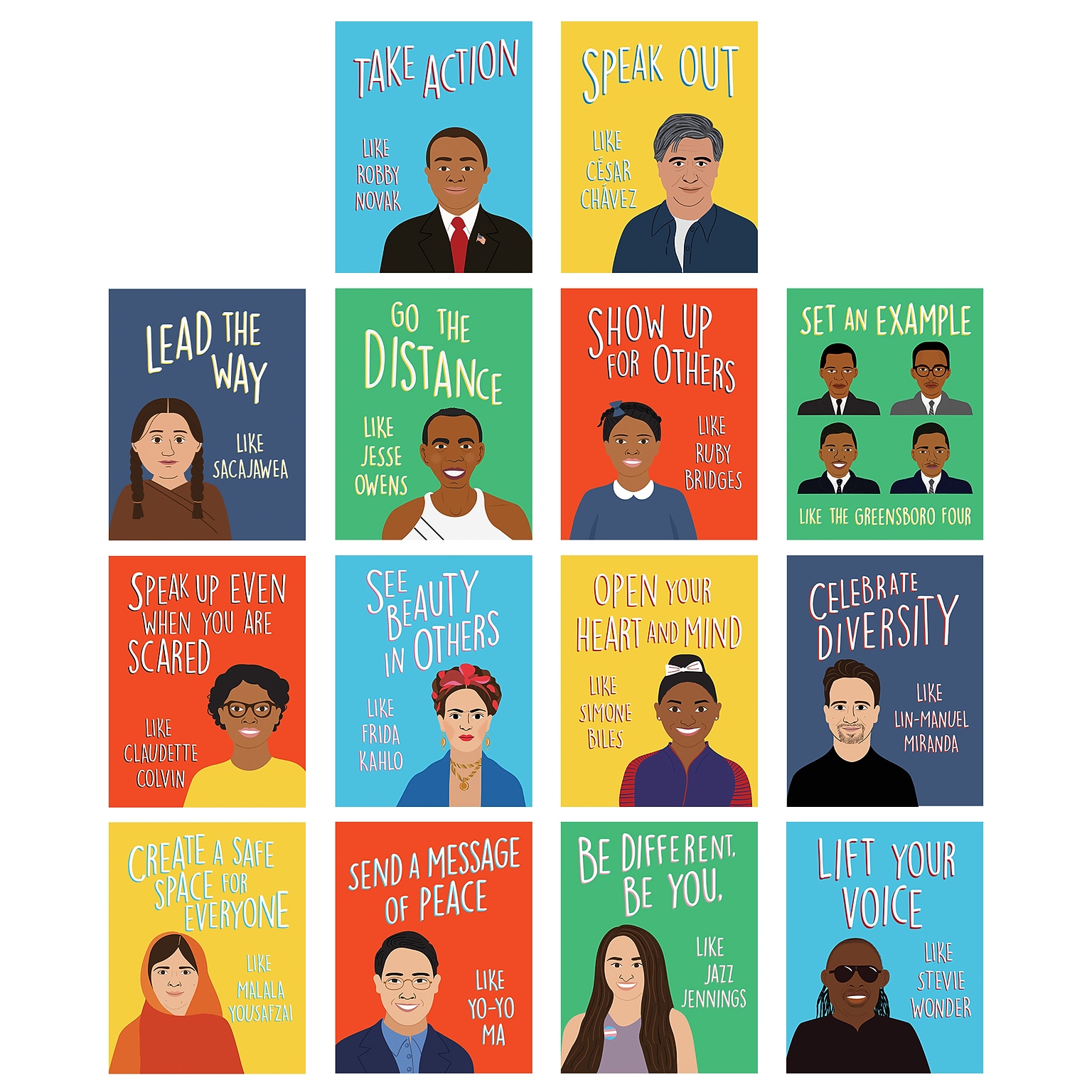 Carson-Dellosa Mini Posters: Be an Ally Like Me Poster Set