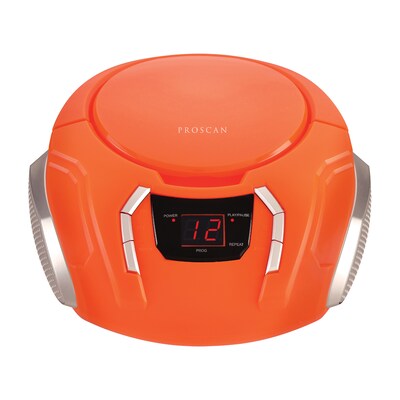 Proscan CD/Radio Boom Box, Orange (PRCD261)