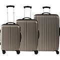 ABS 3 Piece Luggage Set, Gray (51459)