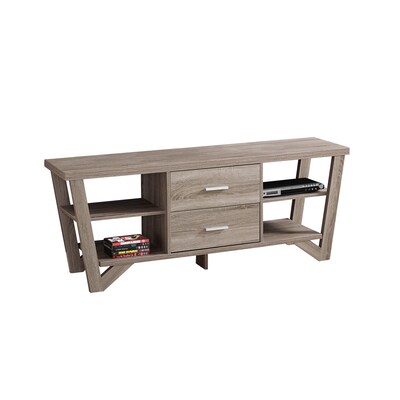 Monarch Specialties 60 Long TV Stand, Taupe (I 2761)