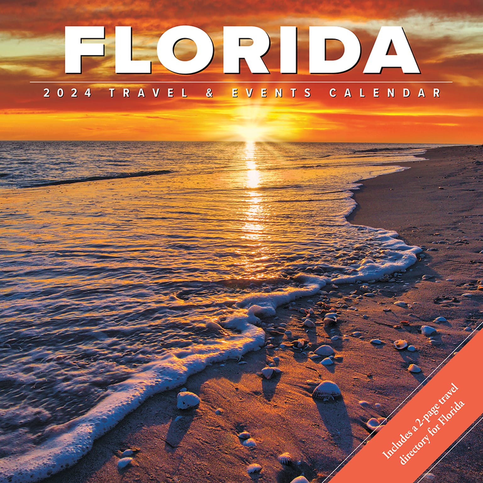 2024 Willow Creek Press Florida 2024 Wall Calendar 12 x 12 (33500)