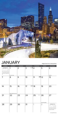 2024 Willow Creek Chicago 12" x 12" Monthly Wall Calendar, Multicolor (32961)
