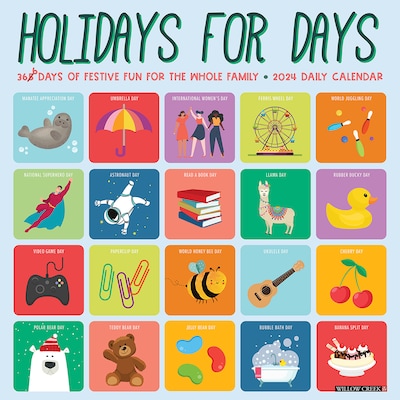 2024 Willow Creek Holidays for Days 12 x 12 Monthly Wall Calendar, Multicolor (33920)