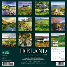 2024 Willow Creek Ireland 12 x 12 Monthly Wall Calendar, Multicolor (34064)