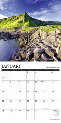 2024 Willow Creek Ireland 12" x 12" Monthly Wall Calendar, Multicolor (34064)
