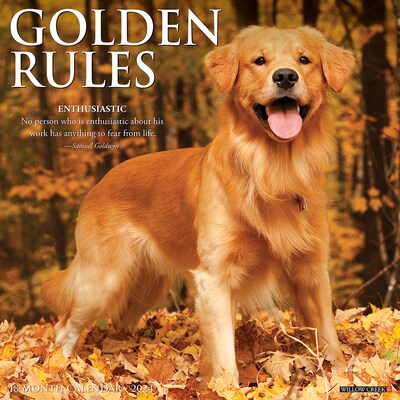 2024 Willow Creek Golden Rules 12 x 12 Monthly Wall Calendar, Multicolor (33708)
