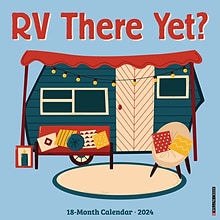2024 Willow Creek RV There Yet? Camping Art 12 x 12 Monthly Wall Calendar, Multicolor (35184)