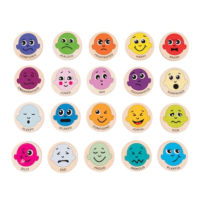 Spark & Wow Emotions Wooden Magnets