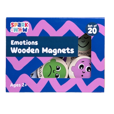Spark & Wow Emotions Wooden Magnets