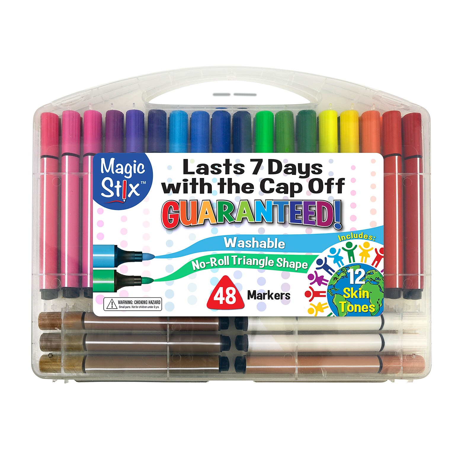 The Pencil Grip Magic Stix Markers, Assorted, 48 Pack