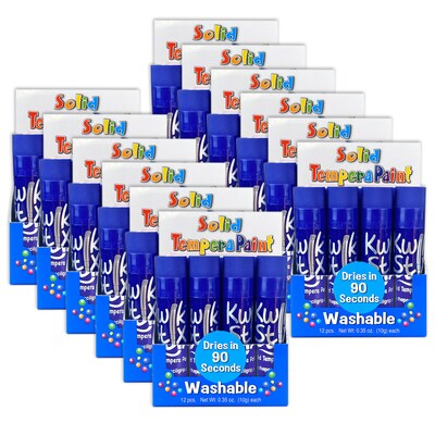 The Pencil Grip Kwik Stix Paint Marker, Blue, 12 Per Box, 12 Boxes