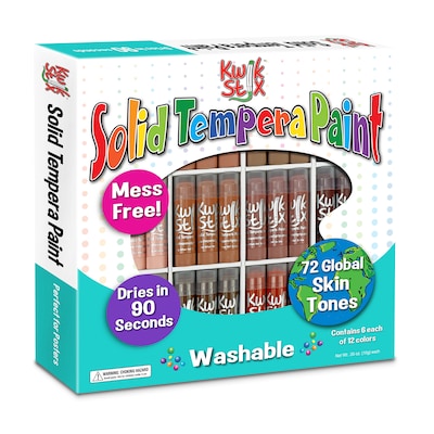 The Pencil Grip Kwik Stix Paint Markers, Assorted, 72/Pack