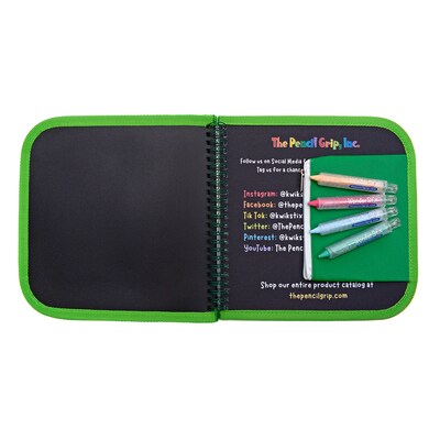 The Pencil Grip Daily Doodler Reusable Activity Book- Travel Cover, Includes 4 Wonder Stix