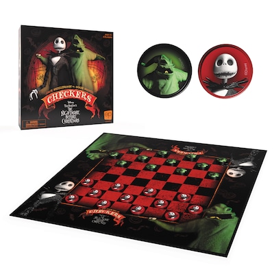 USAopoly Checkers: Disney Tim Burton The Nightmare Before Christmas