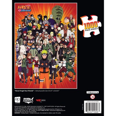 USAopoly Naruto "Never Forget Your Friends" 1000-Piece Puzzle