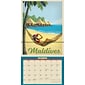 2024 Willow Creek World Travel Art Posters 12" x 12" Monthly Wall Calendar, Multicolor (36013)
