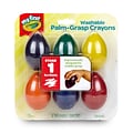 My First Crayola Washable Palm Grasp Crayons, 6/Pack (81-1451)