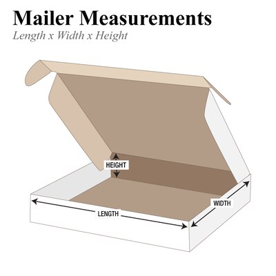 Deluxe Literature Mailers; 11-1/8L x 8-3/4W x 4D