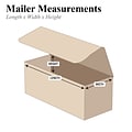 7 x 4 x 3 Corrugated Mailers, 50/Bundle (M743K)