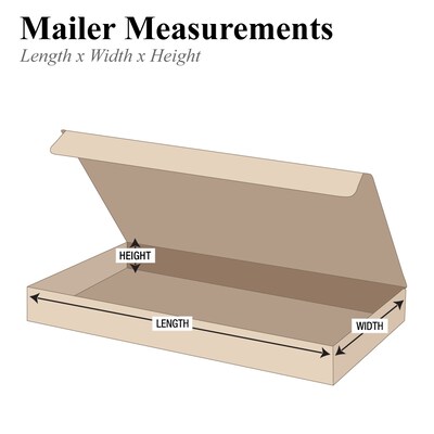 Partners Brand Literature Mailers, 18" x 12" x 3", Kraft, 25/Bundle (ML18123K)