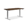 HON Coordinate Height-Adjustable Table, Pinnacle Laminate, 60W x 24D (HONHAT3S6024P)