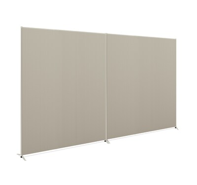 HON Verse In-Line Panel, 72H x 60W, Light Gray Finish, Gray Fabric (HONVERSIL7260)