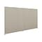 HON Verse In-Line Panel, 72H x 60W, Light Gray Finish, Gray Fabric (HONVERSIL7260)