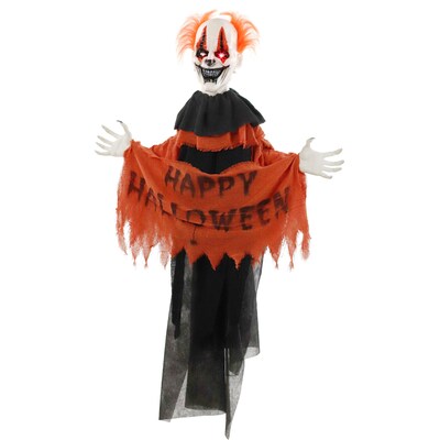 Haunted Hill Farm Clown Animatronic Tree Hugger (HHCLOWN-28HLSA)