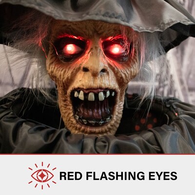 Haunted Hill Farm Animatronic Pop-Up Two-Headed Clown (HHCLOWN-32FLSA)