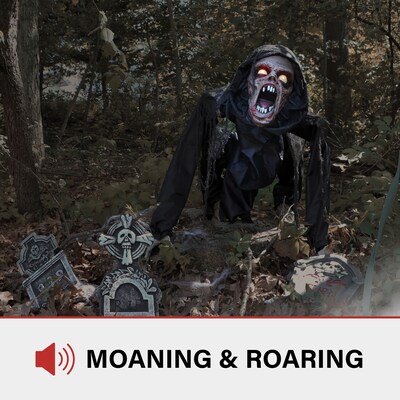 Haunted Hill Farm Animatronic Growling Zombie Dog (HHDOG-1FLSA)