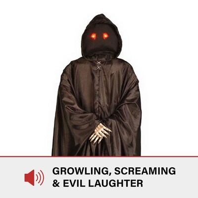 Haunted Hill Farm Motion-Activated Lurching Demon Reaper (HHLRCHRPR-2FLSA)