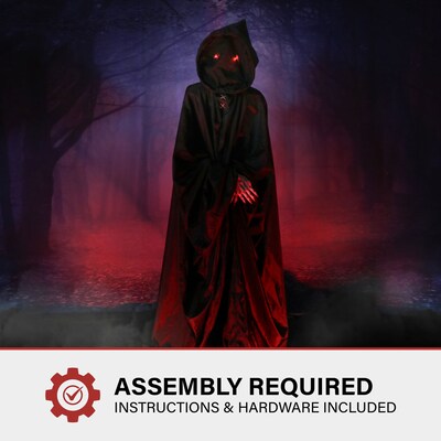 Haunted Hill Farm Motion-Activated Lurching Demon Reaper (HHLRCHRPR-2FLSA)