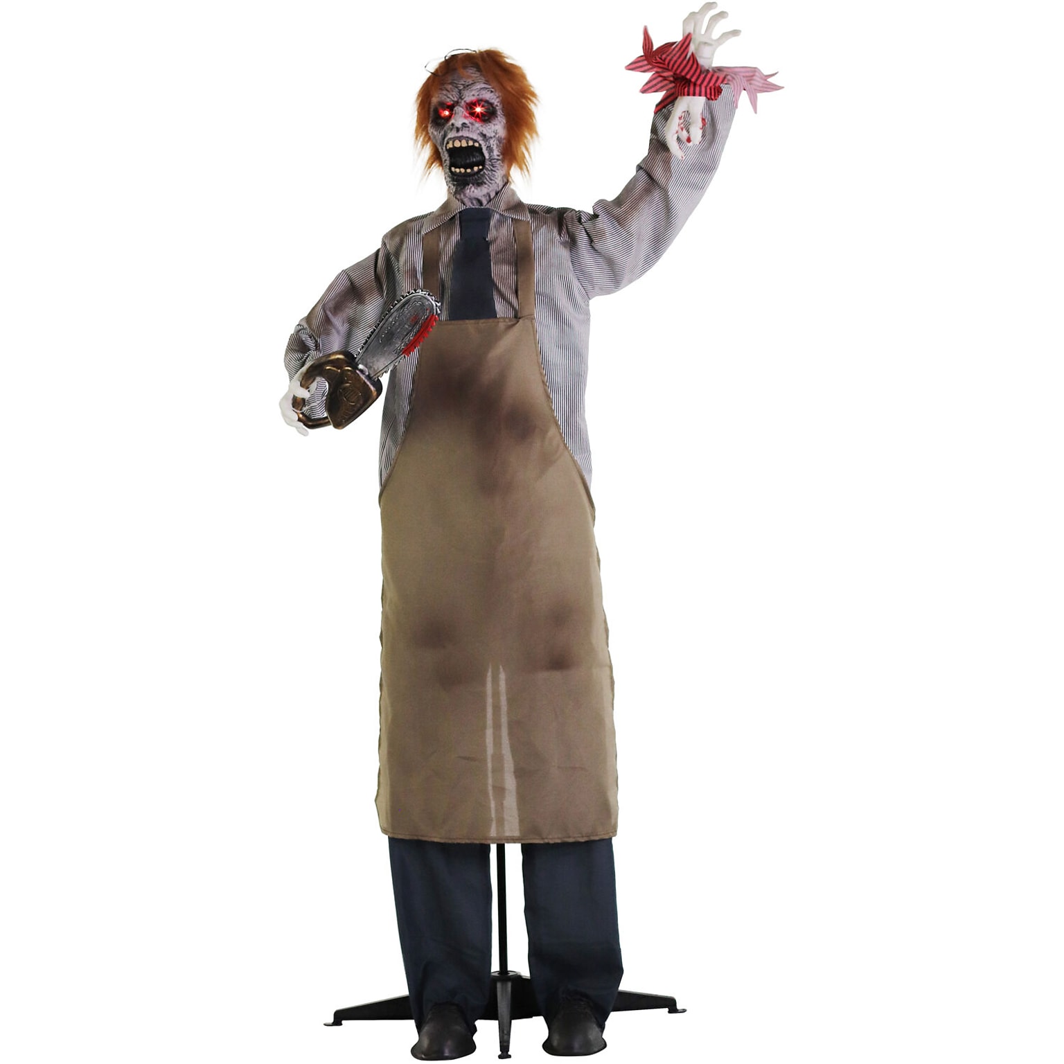 Haunted Hill Farm Animatronic Zombie Carver Scary (HHMAN-7FLSA)