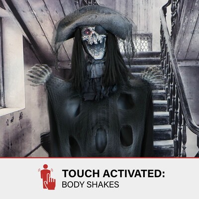 Haunted Hill Farm Animatronic Shaking Pirate (HHPIRATE-1FLSA)