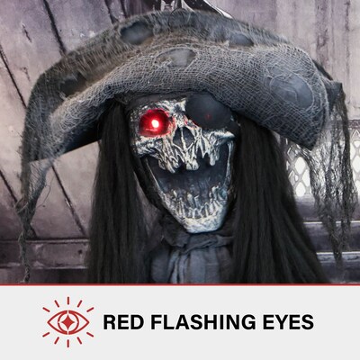 Haunted Hill Farm Animatronic Shaking Pirate (HHPIRATE-1FLSA)