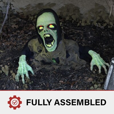 Haunted Hill Farm 21" Animatronic Zombie Groundbreaker (HHRPR-1LSA)