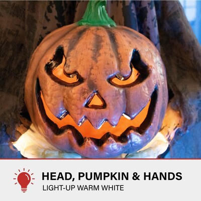 Haunted Hill Farm Skeleton Greeter Scary Halloween Decoration (HHSKEL-13FL)