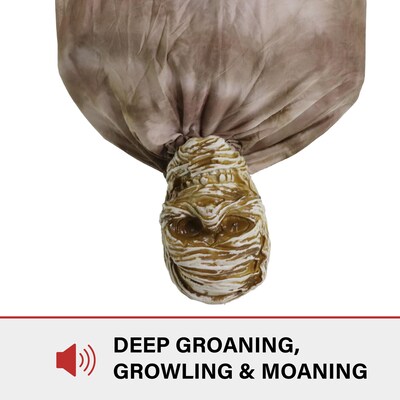 Haunted Hill Farm Animatronic Upside-Down Shaking Mummy (HHSKEL-8HLSA)