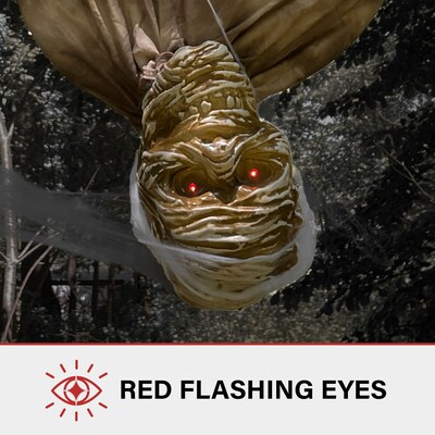 Haunted Hill Farm Animatronic Upside-Down Shaking Mummy (HHSKEL-8HLSA)