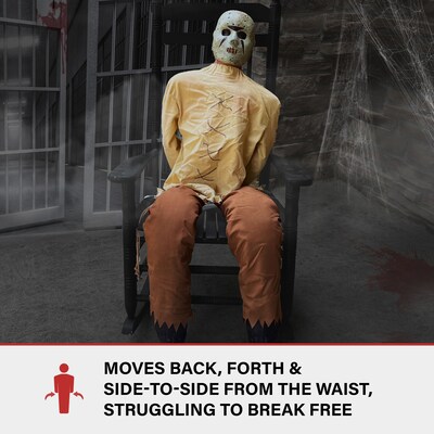 Haunted Hill Farm Motion-Activated Thrashing Prisoner (HHSTMAN-1FLSA)