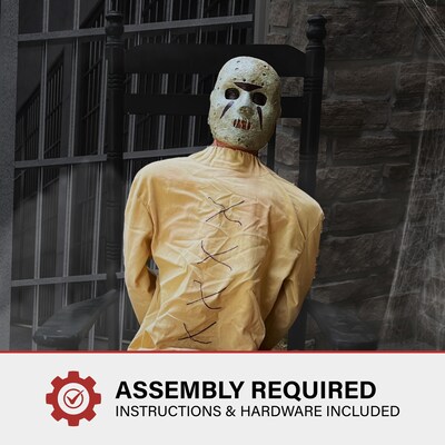Haunted Hill Farm Motion-Activated Thrashing Prisoner (HHSTMAN-1FLSA)
