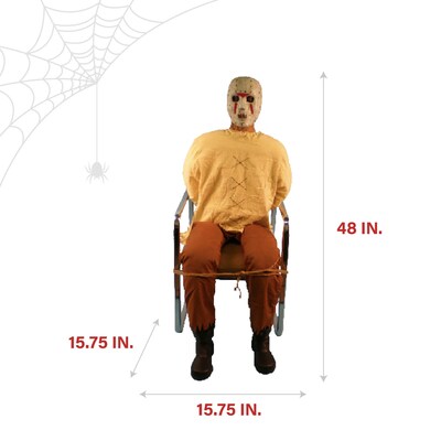 Haunted Hill Farm Motion-Activated Thrashing Prisoner (HHSTMAN-1FLSA)