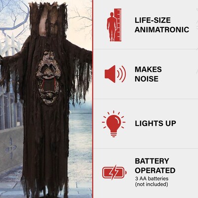 Haunted Hill Farm Light-Up Creepy Ghost Tree Scary (HHTREE-6LS)