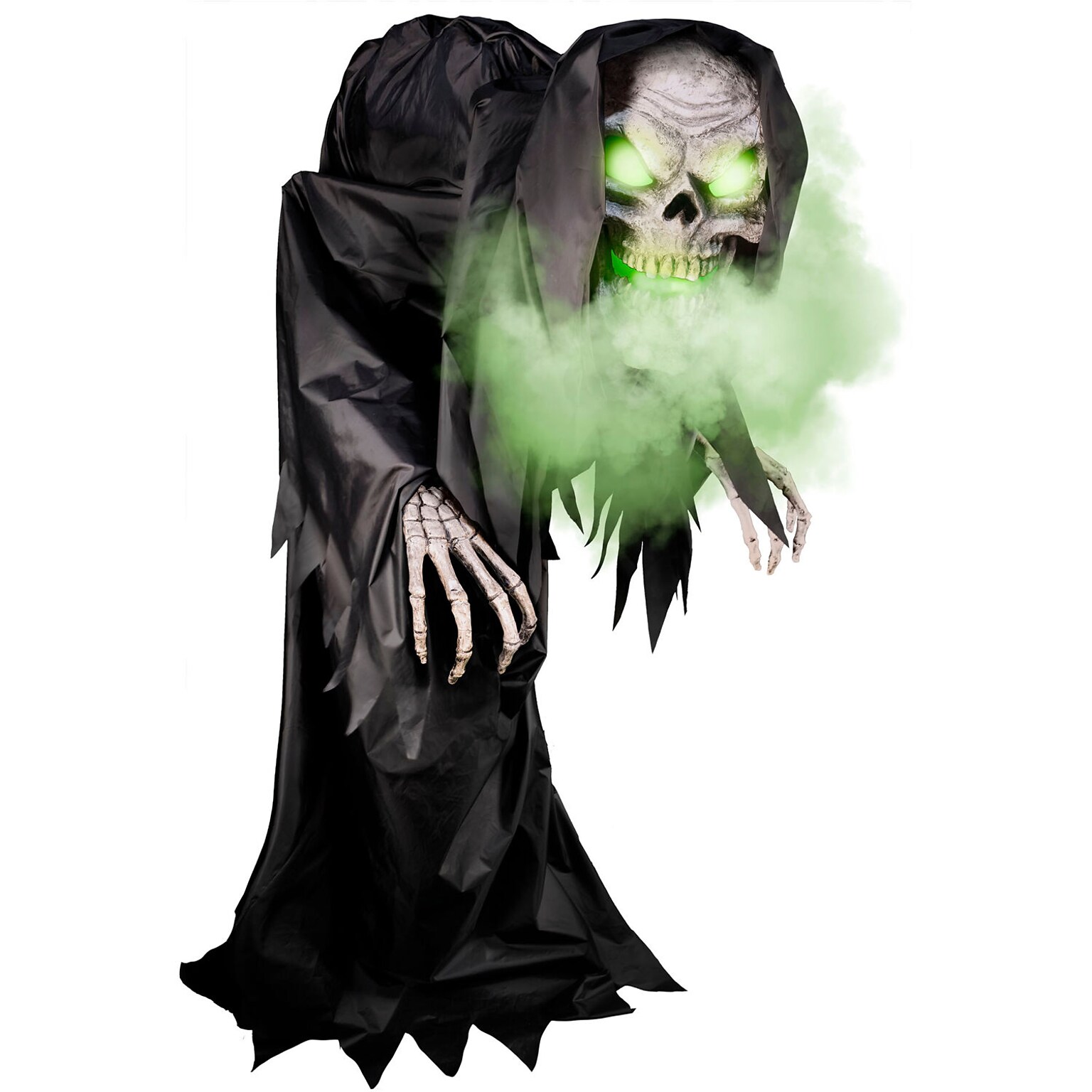 Haunted Hill Farm Motion Activated Hunched Skeleton Reaper (HHHNCHRPR-1FLSA)