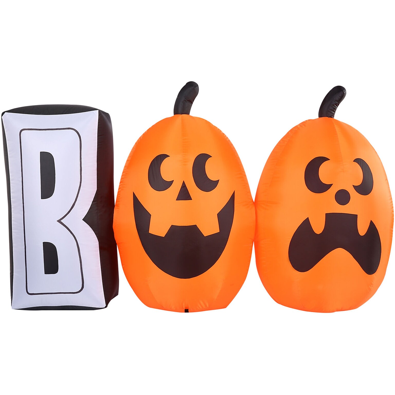 Haunted Hill Farm 4 Tall Pre-lit Inflatable Boo Sign (HIBOOSGN041-L)