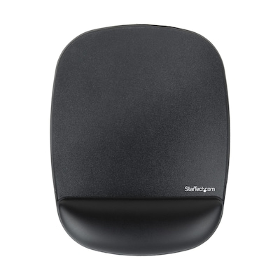 StarTech Ergonomic Gel Non-Skid Mouse Pad/Wrist Rest Combo, Black (B-ERGO-MOUSE-PAD)