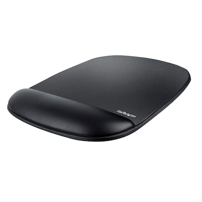 StarTech Ergonomic Gel Non-Skid Mouse Pad/Wrist Rest Combo, Black (B-ERGO-MOUSE-PAD)
