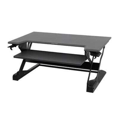 Ergotron Adjustable WorkFit-TL Monitor Stand, Up to 30" Monitor, Black and Dark Gray (33418085)