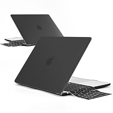 TechProtectus Hard-Shell Case/Keyboard Cover for Apple 15 Macbook Air 2023 M2, Black (TP-BK-MA15M2)